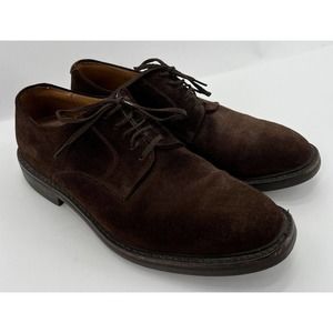 Lotus Of England C-169 Brown Suede Lace Up Oxford Shoes Mens Size 8.5
